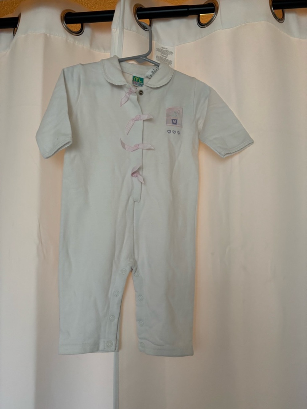 Vintage McDonald’s little girl romper